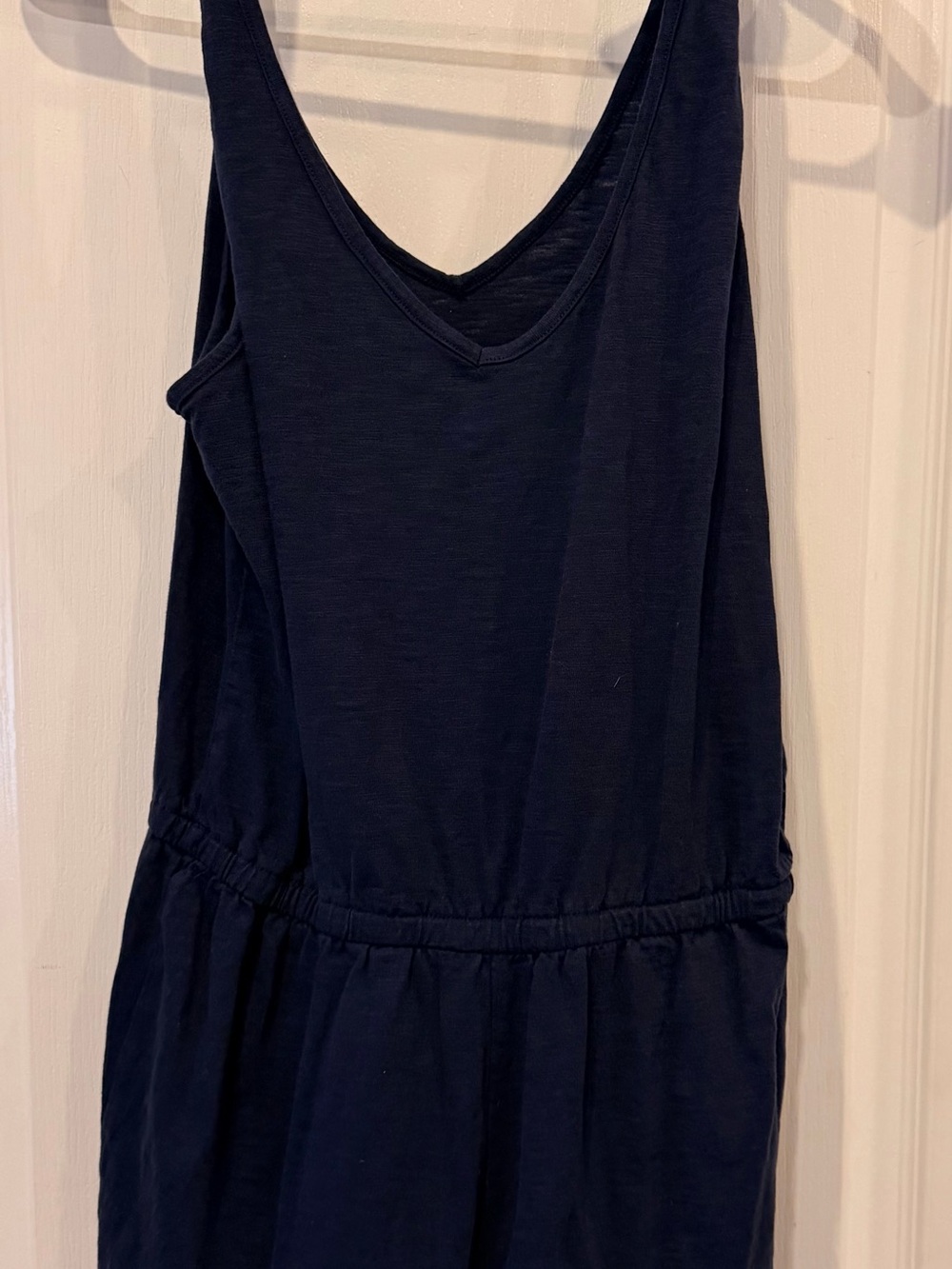 Southern Tide Navy V-Neck Sleeveless Swim Coverup